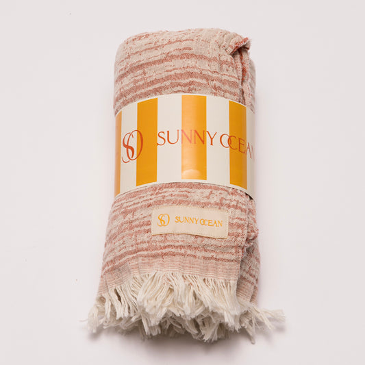 Rosy Posies Beach Towel