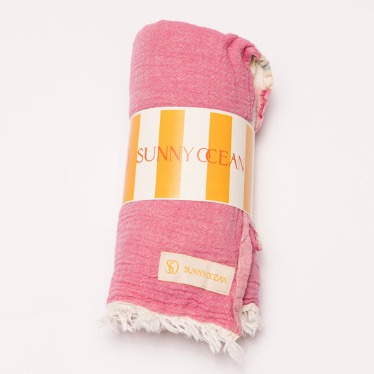 Popsicle Stripes Beach Towel