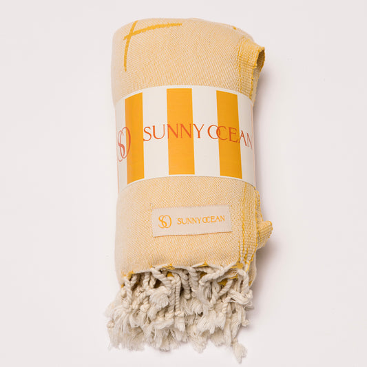 Lined Horizon Beach Towel