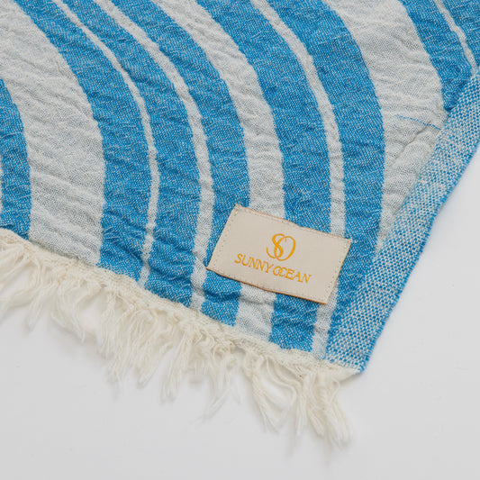 Groovy Waves Beach Towel