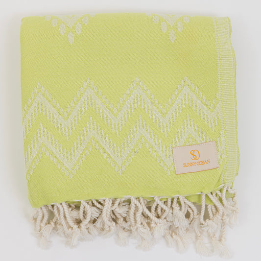 Electric Breeze Beach Towel