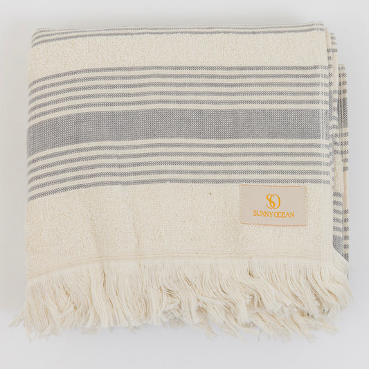 Gray Mile Bath Towel