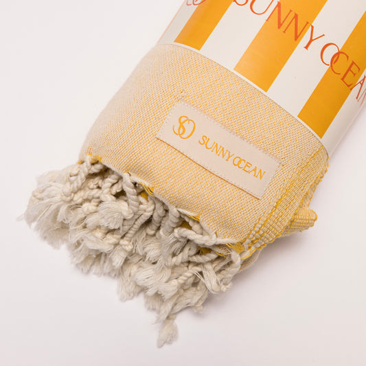 Lined Horizon Beach Towel