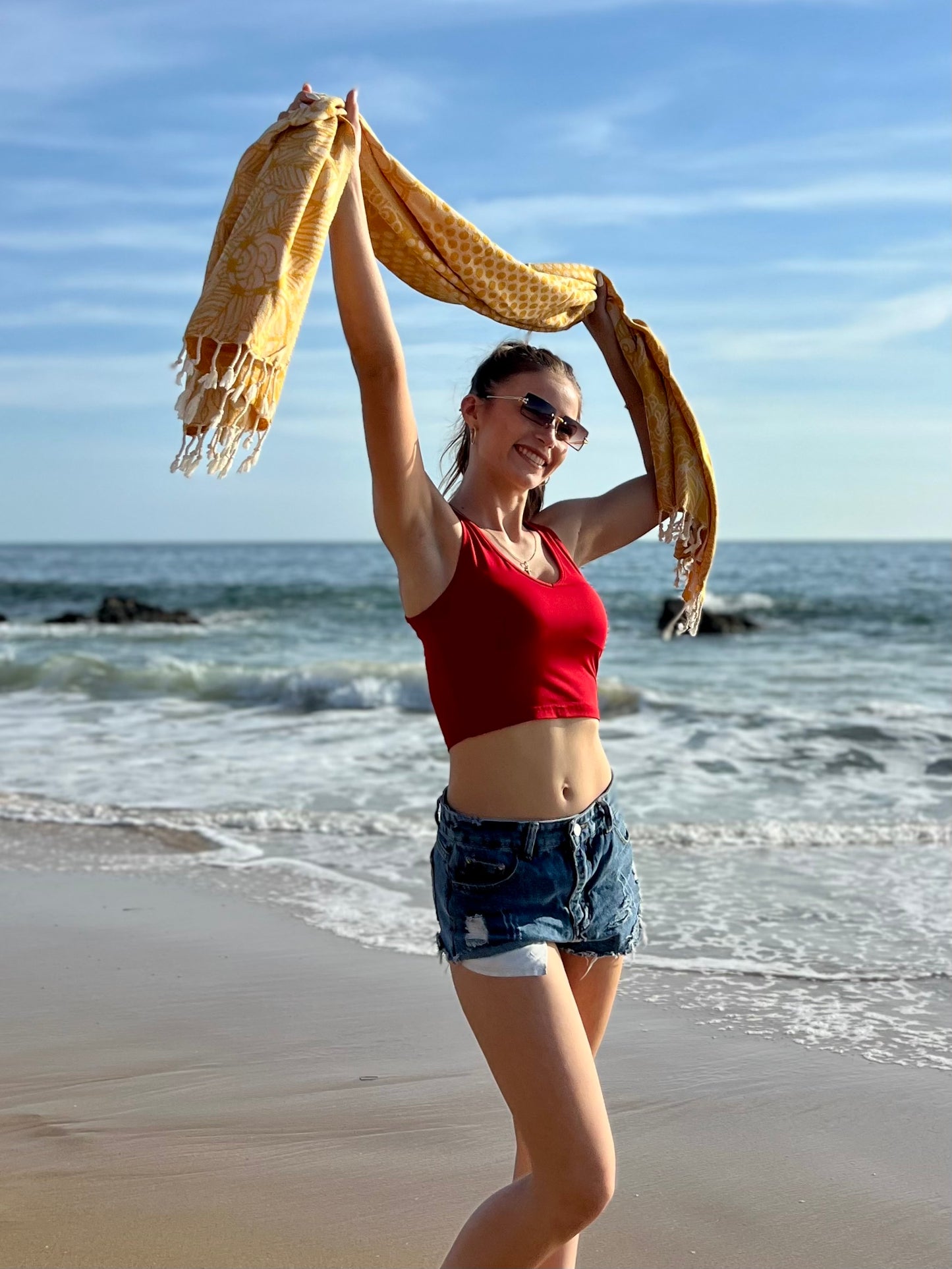 Flower Beach Towel