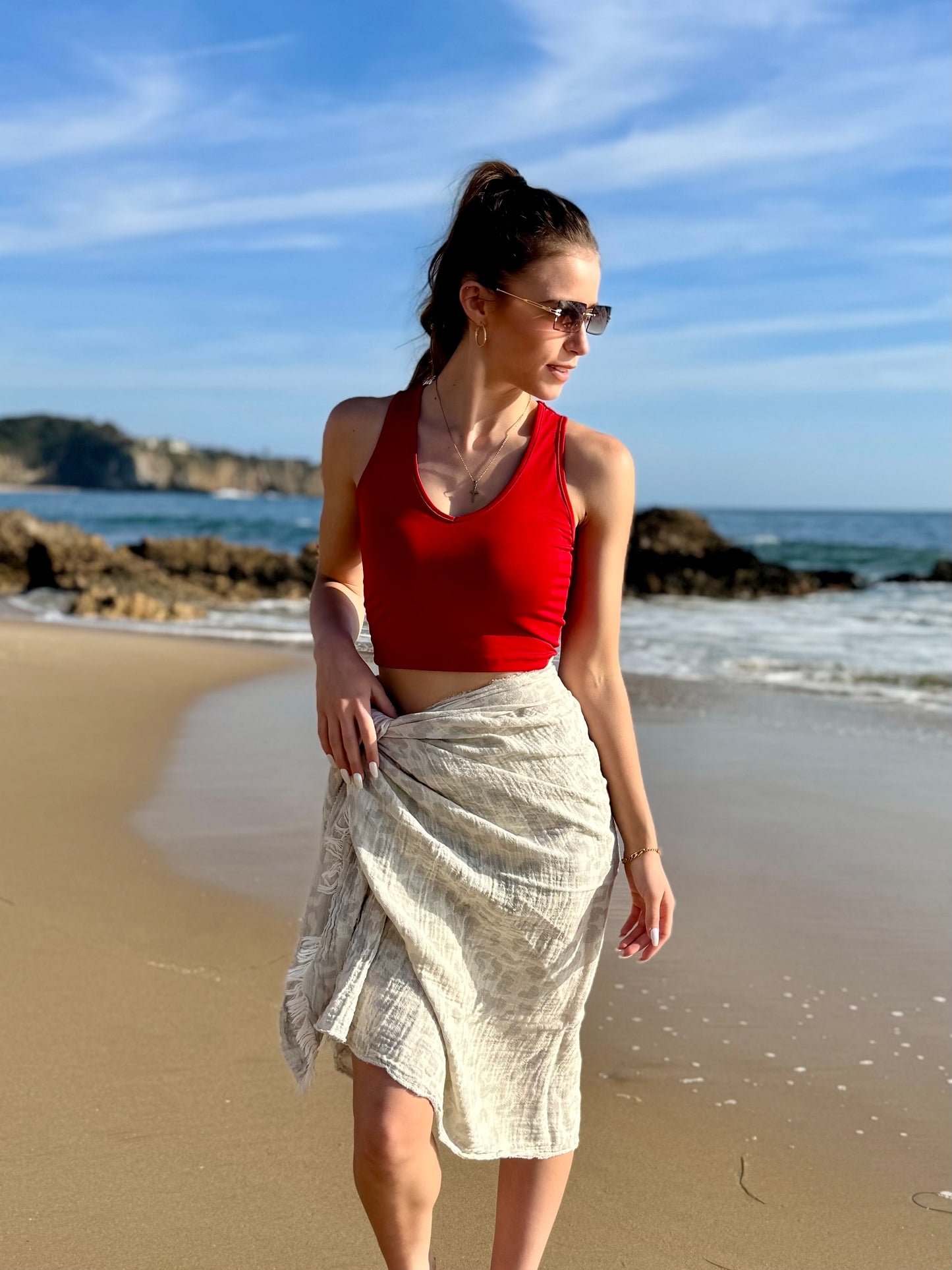 Leopard Beach towel