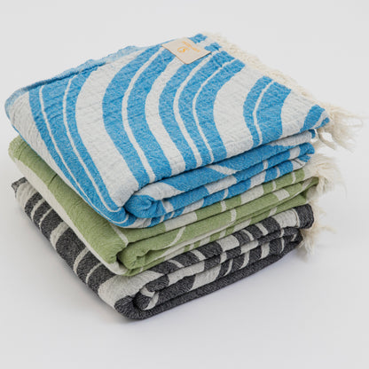 Groovy Waves Beach Towel