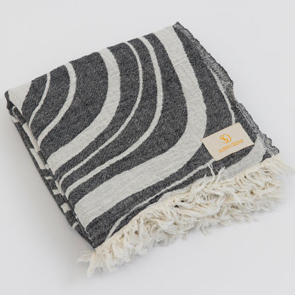 Groovy Waves Beach Towel