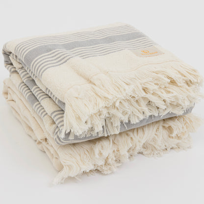 Gray Mile Bath Towel
