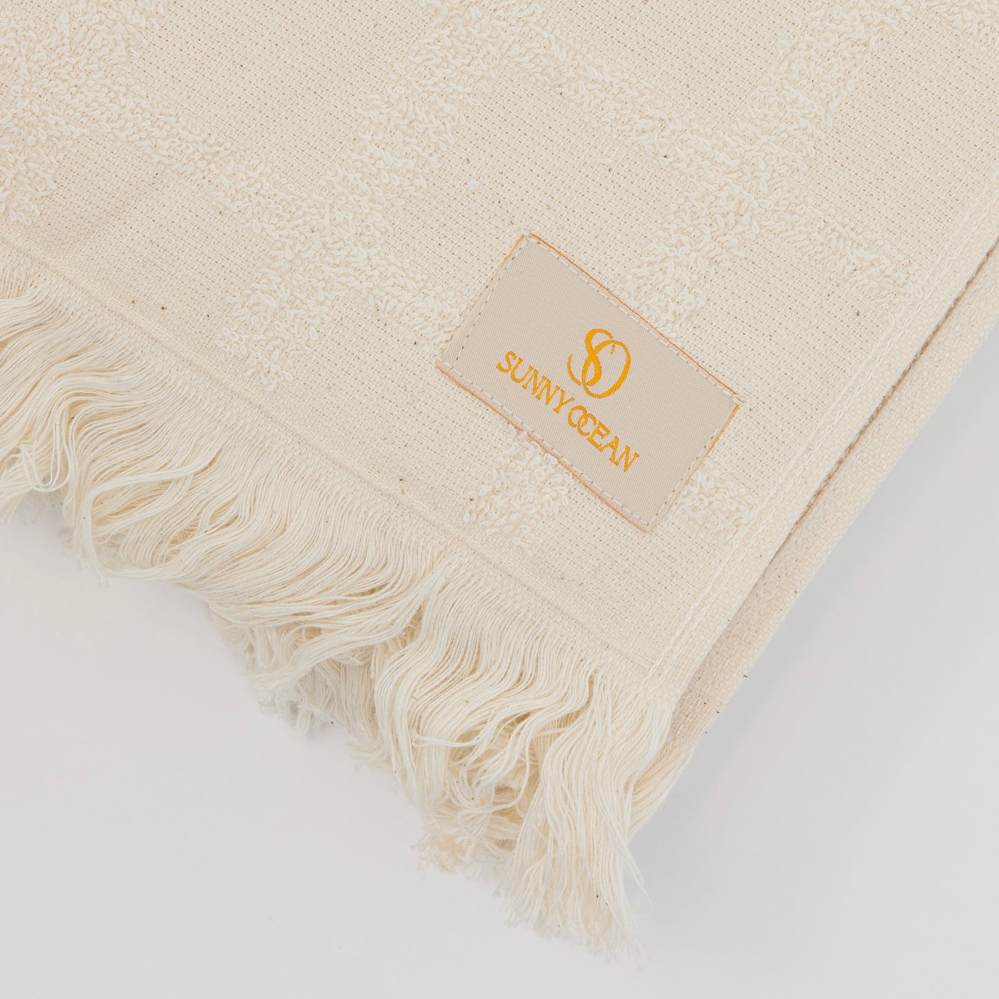 Sandstone Squares Bath Towel