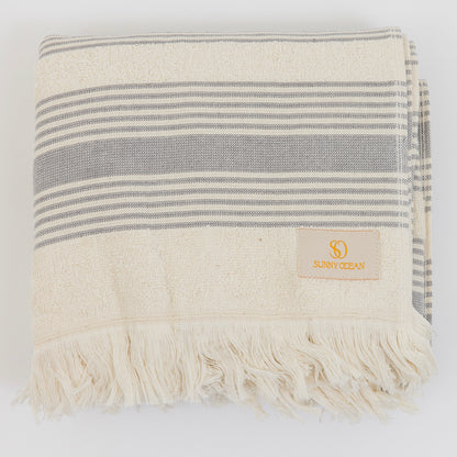 Gray Mile Bath Towel