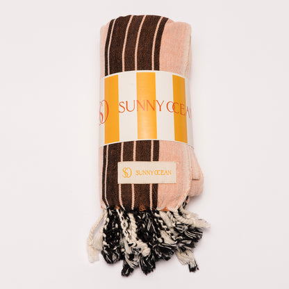 Sunset Blush Beach Towel