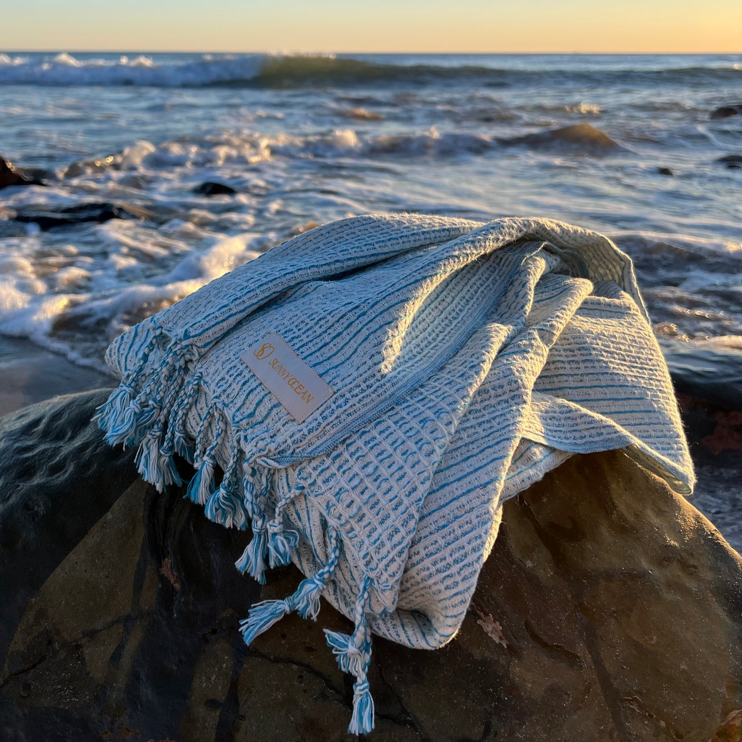 Waffle Cut Beach Towel