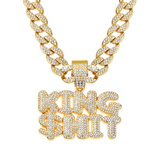 King $hit Cuban Chain Necklace