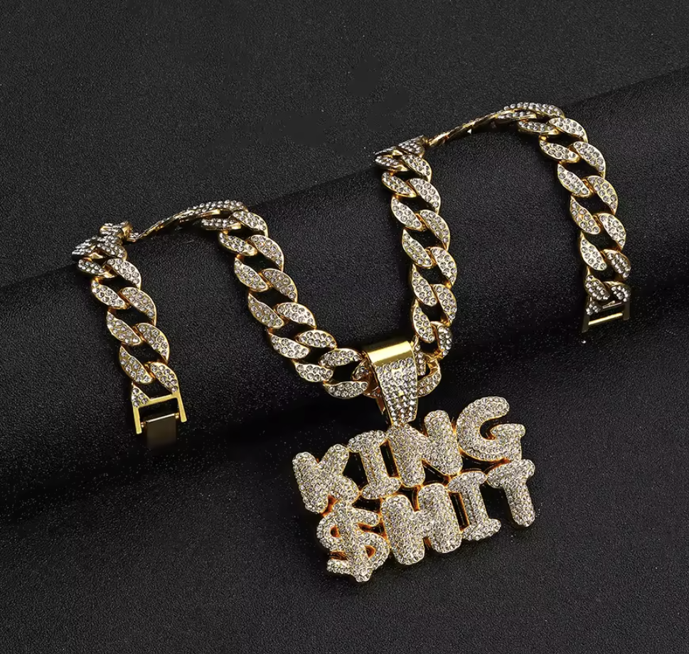 King $hit Cuban Chain Necklace
