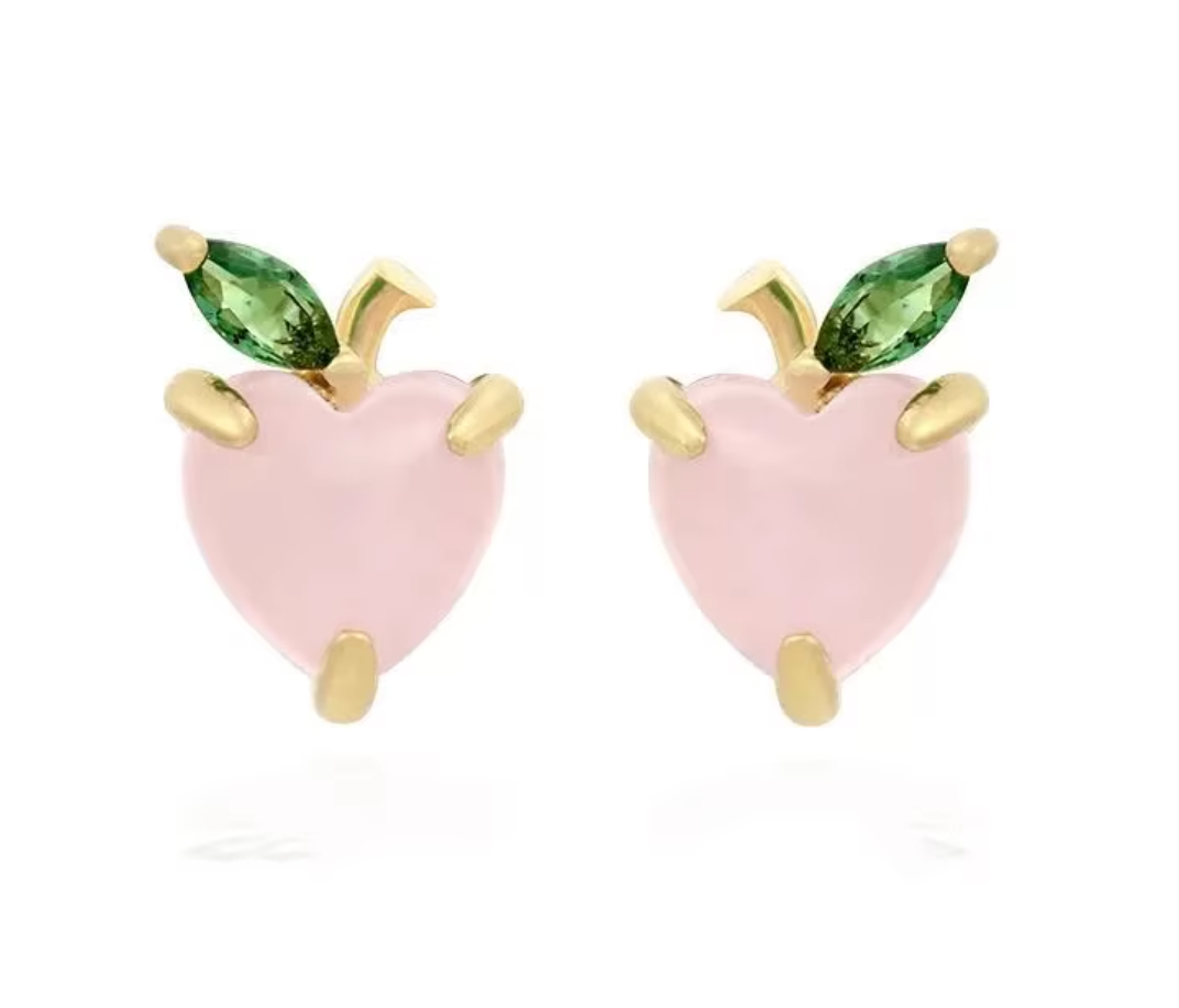 Fruit Charm Stud Earrings