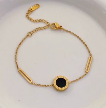 Double Sided Roman Numeral Bracelet