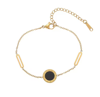 Double Sided Roman Numeral Bracelet