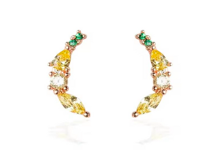 Fruit Charm Stud Earrings