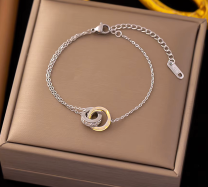 Diamond Roman Numeral Bracelet