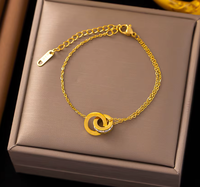 Diamond Roman Numeral Bracelet