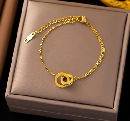 Diamond Roman Numeral Bracelet