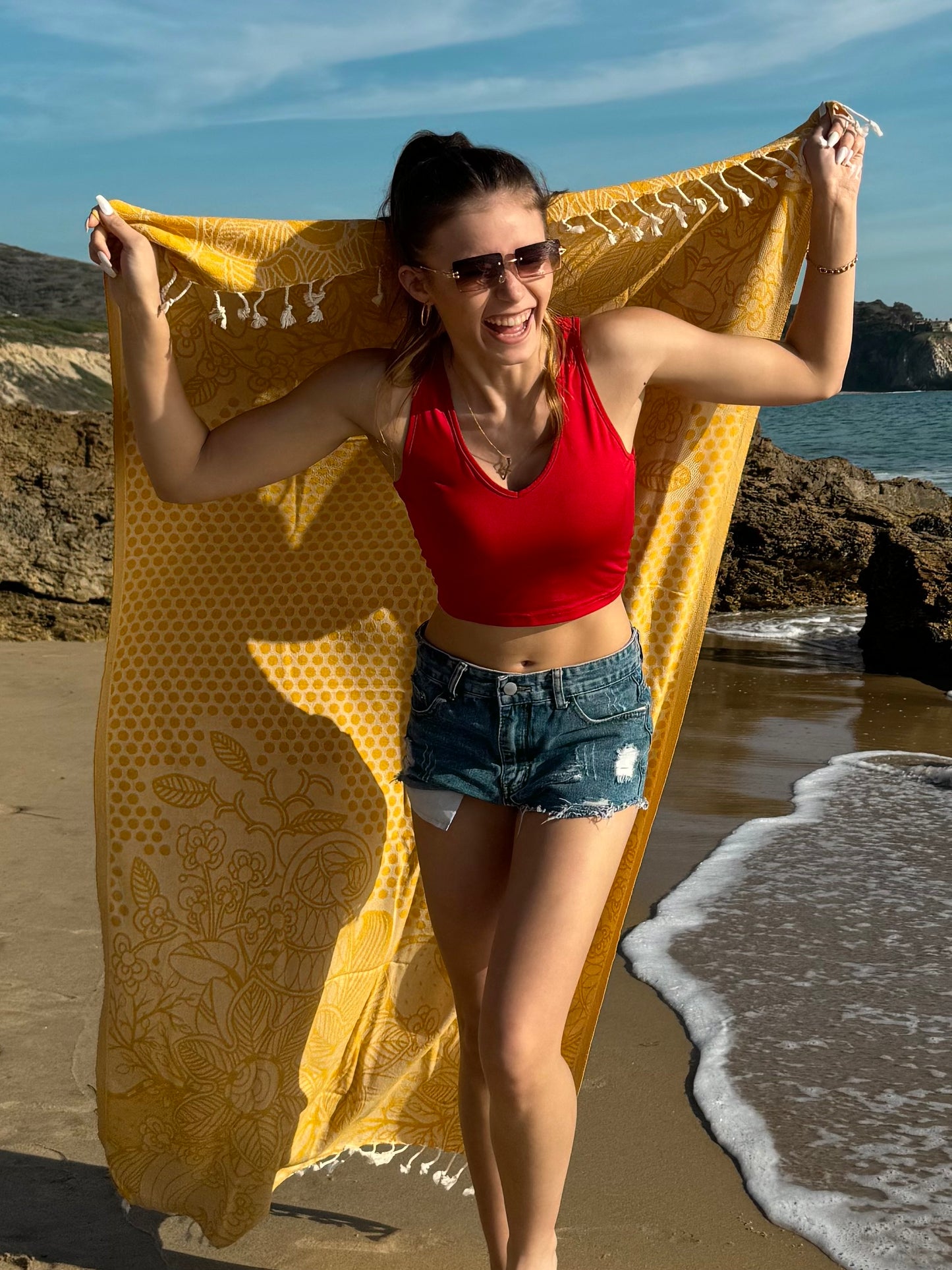 Flower Beach Towel